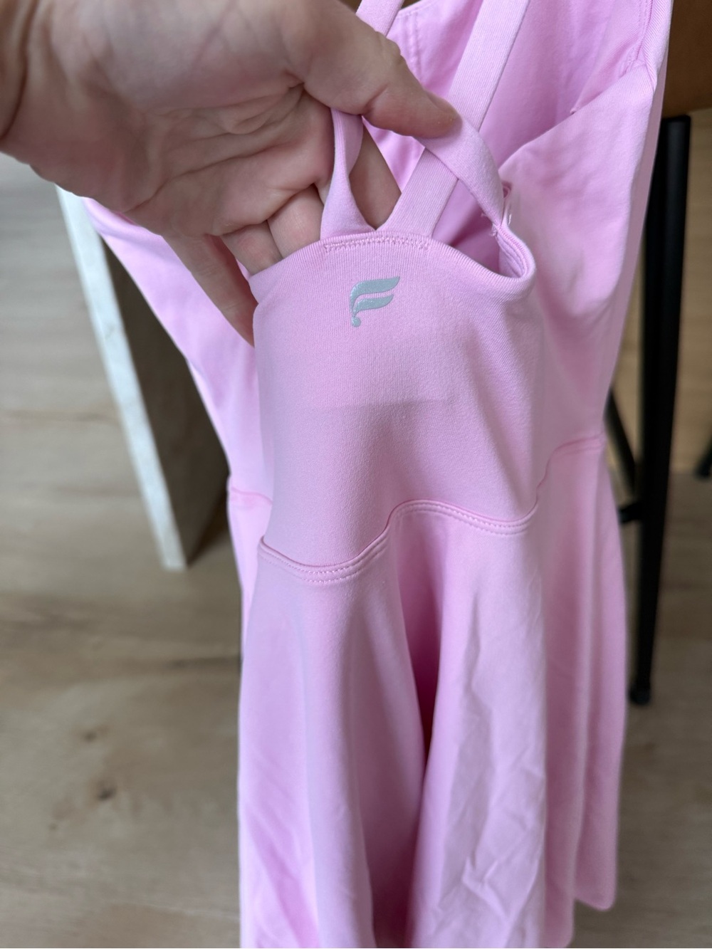 Pink Sleeveless Fabletics activewear Dress - Picture 3 of 6